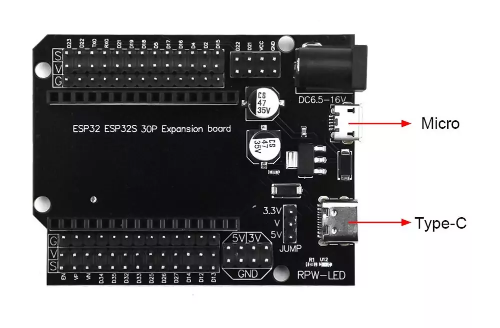 ESP32 Expansion Board – Bild 4