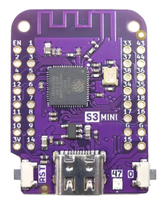Lolin ESP32-WROOM-S3 Mini Development Board