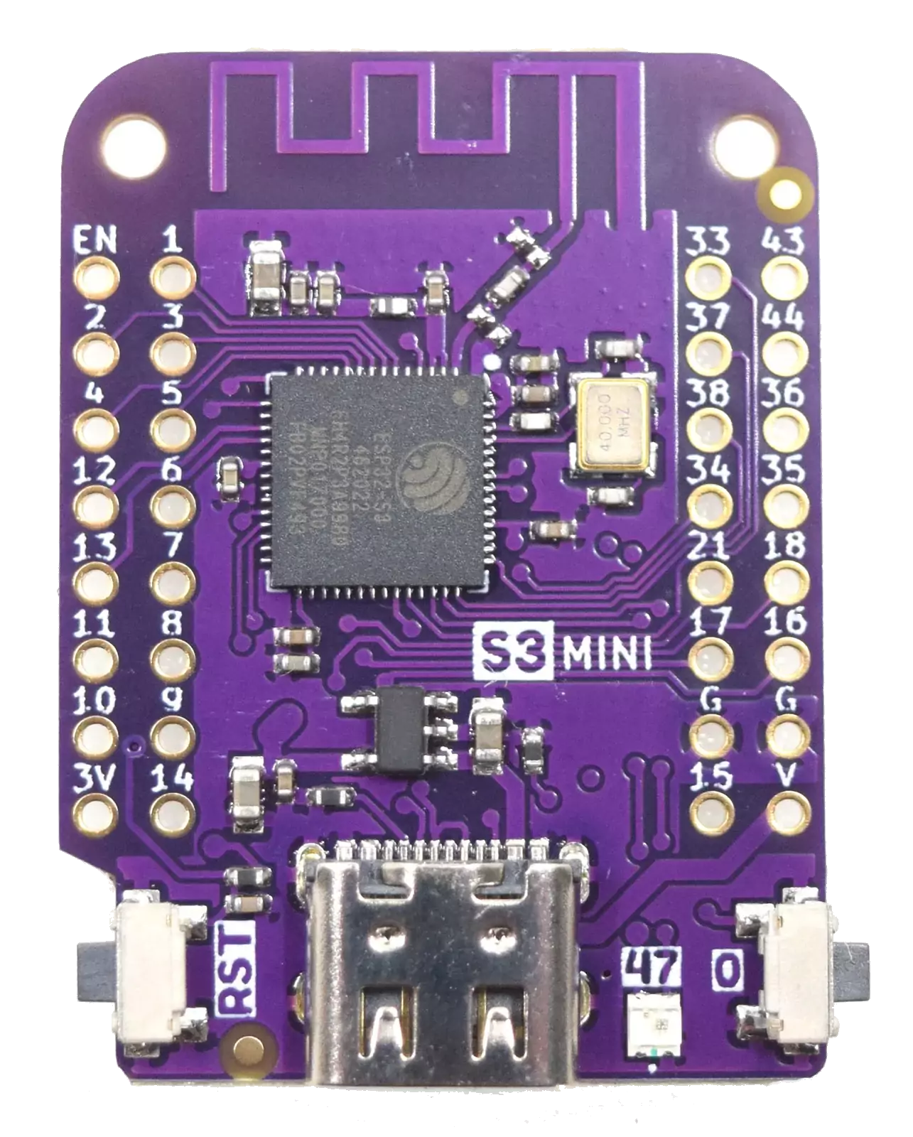 Lolin ESP32-WROOM-S3 Mini Development Board