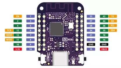 Lolin ESP32-WROOM-S3 Mini Development Board – Bild 4