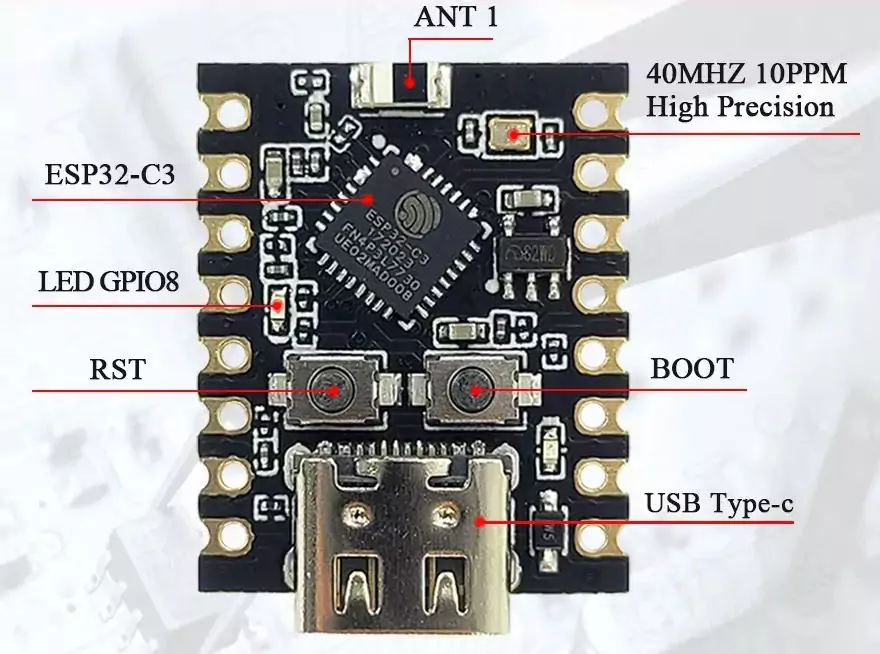 ESP32-C3 mini Development Board – Bild 4