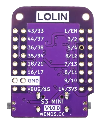 Lolin ESP32-WROOM-S3 Mini Development Board – Bild 3
